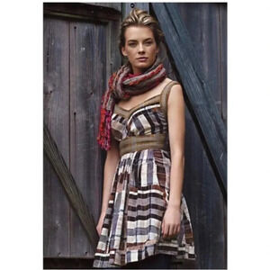 Plenty by Tracy Reese Anthropologie Brown/ Black 100% Silk